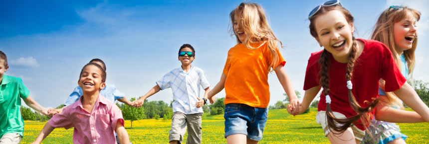 Children playing in the park