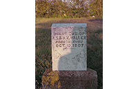 Infant Daughter of A.S. and N.V. Waller, Johnson Cemetery