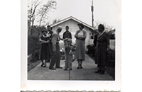 Pierce family at Grammer-Pierce House, Fairmount Neighborhood (021-008-701)