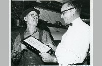 Presentation of Presidential Citation to Fort Worth Star-Telegram pressman (019-037-683)