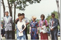 James Tracy Morehead marker dedication, 1987 (003-028-287)