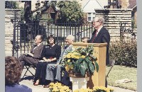 Mount Olivet Cemetery marker dedication, 1987 (003-028-287)