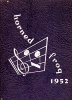 Horned Frog Yearbook Cover 1952