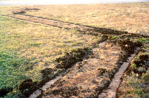 Concrete Installation World War I era Hicks Field