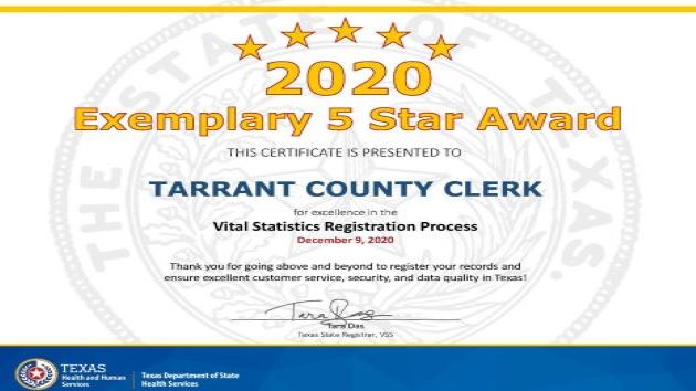 Five Star Award