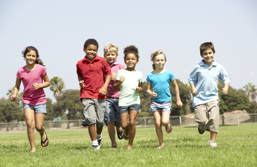 Children Running