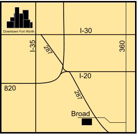 Map of Mansfield Subcourthouse