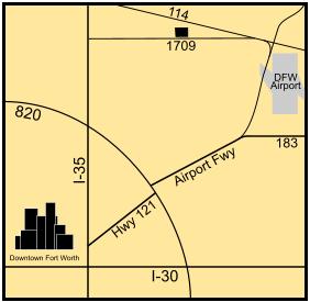 Map of Southlake Subcourthouse