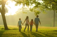 Family Walking