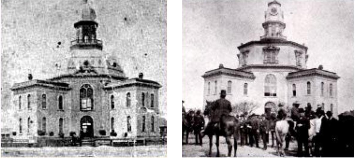 Photos of Historic Tarrant County Courthouse - before and after remodel