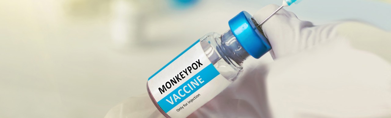 vial of Monkeypox vaccine