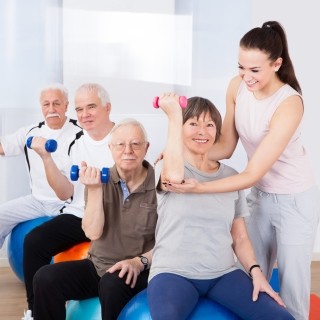 Group exercises for Seniors